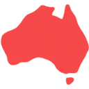 A red badge showing Australia and Tasmania