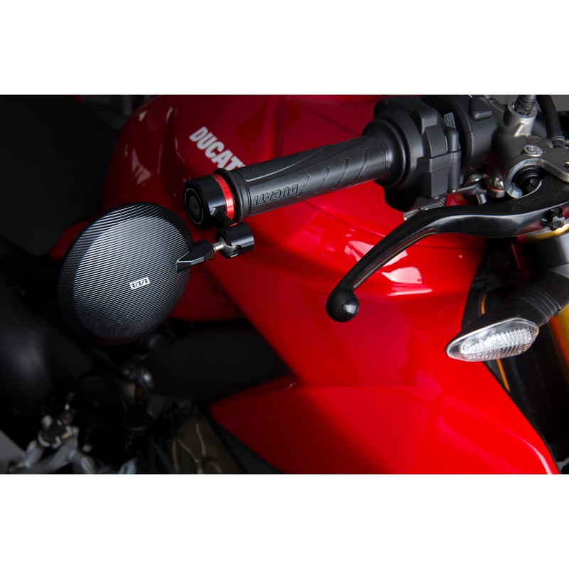 Circular Bar End Mirrors for Select Ducati Models