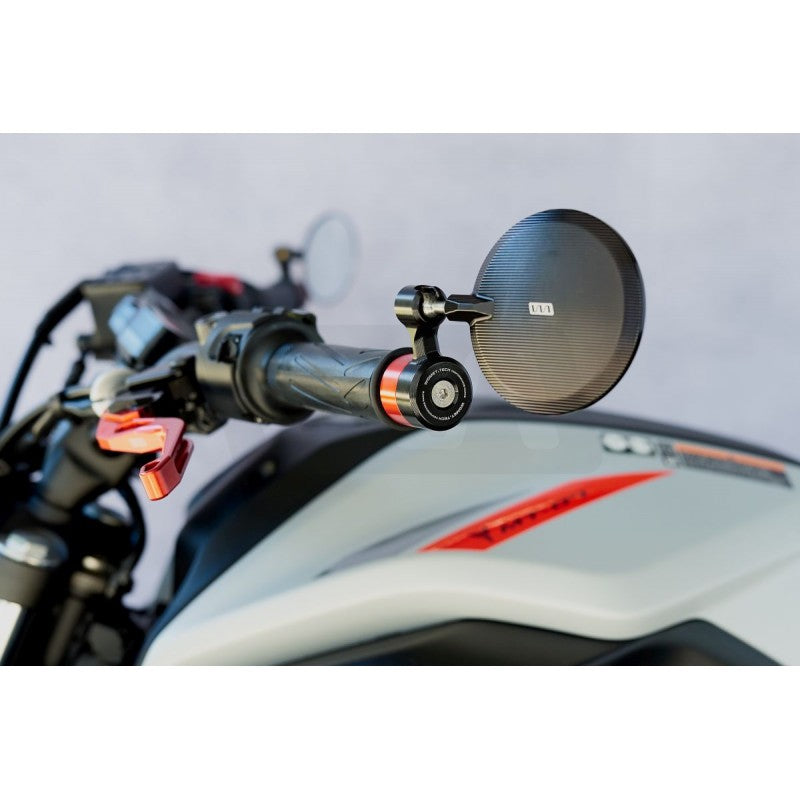 Circular Bar End Mirrors for Select Honda Models